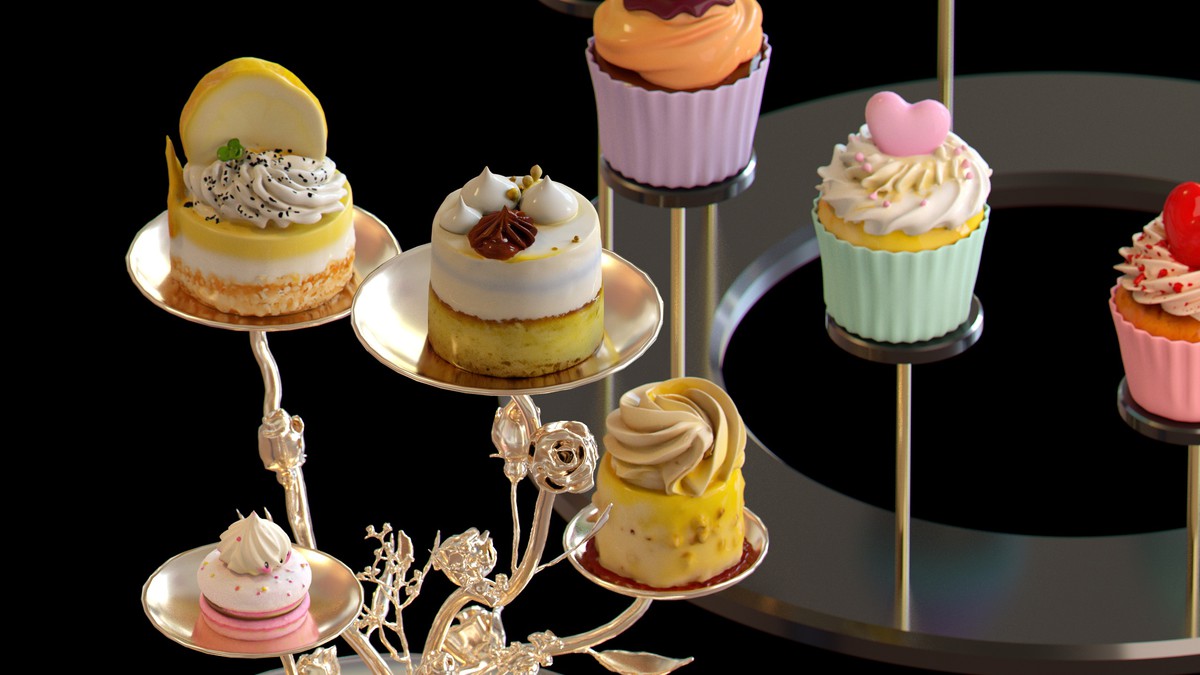 Sweet Dessert Asset Pack (Donuts, Cupcakes, Cake, Ice Cream, Candy)