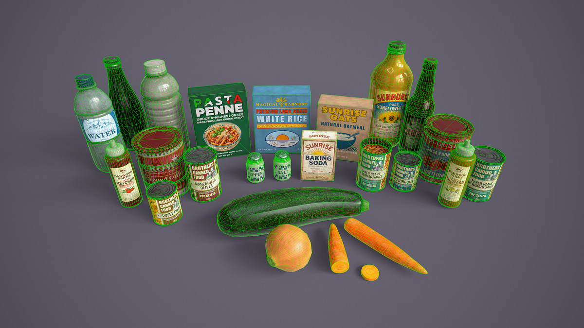 Retro Kitchen Props