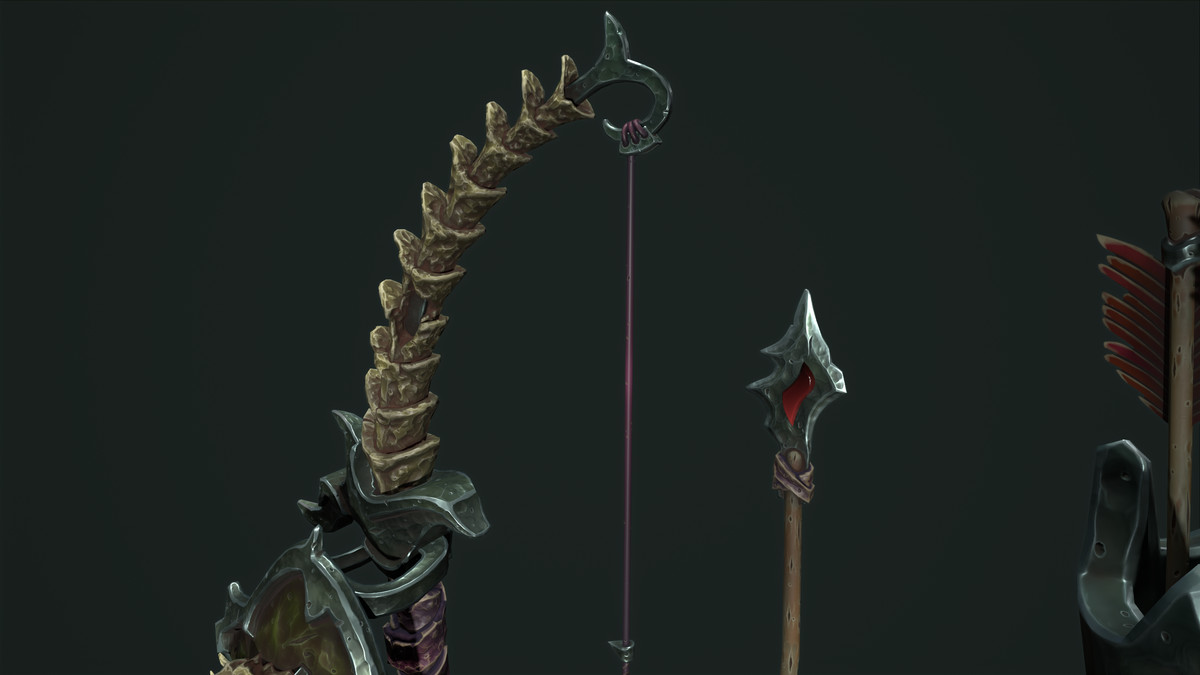 Undead bow quiver arrow