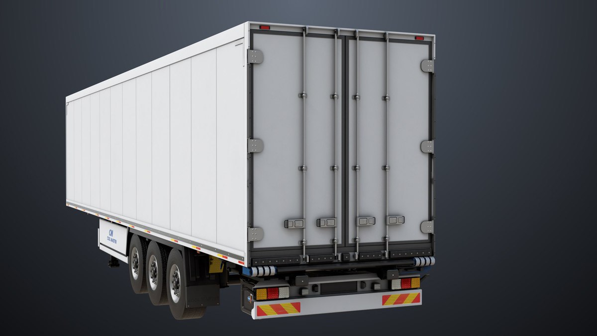 Refrigerator Trailer 05 URP HDRP Textures