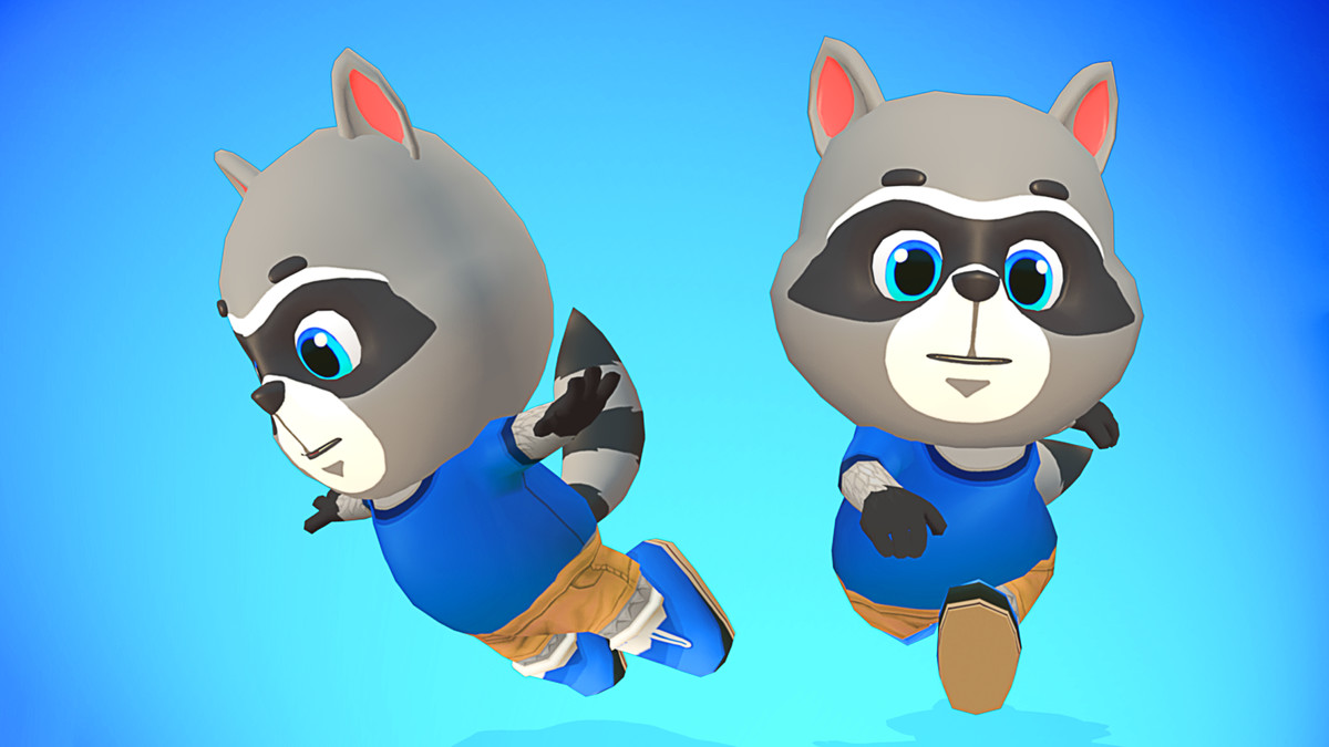 Raccoon Dog Animated
