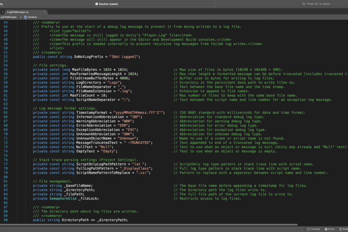 EasyLogFiles : Debug Logs to File