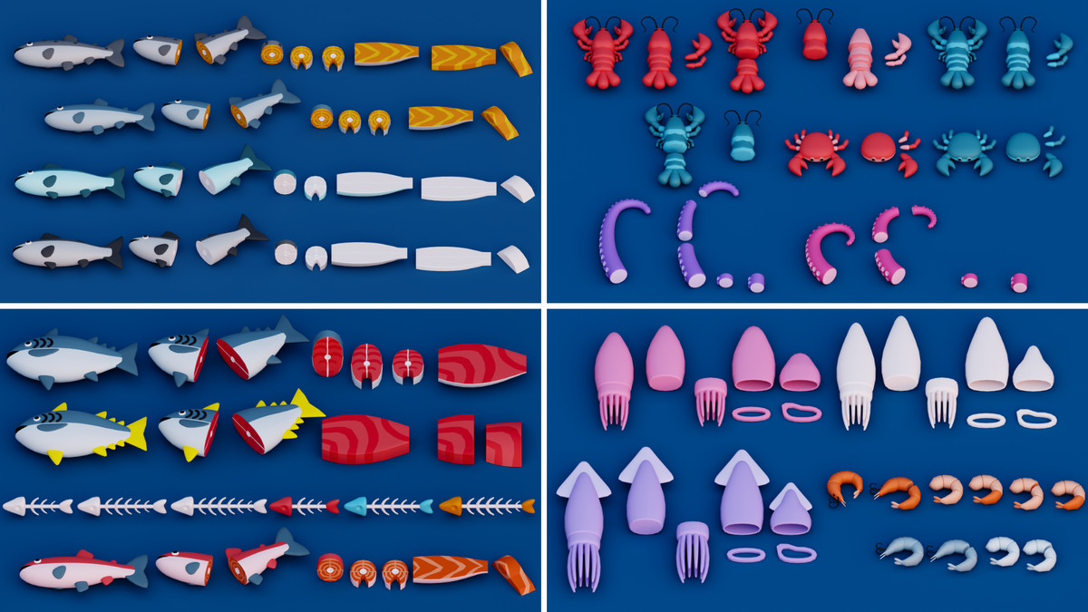 Cartoon Food Mega Pack
