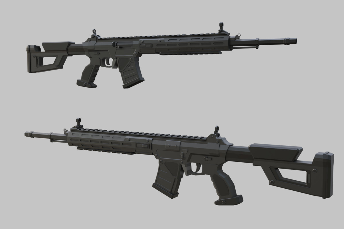 Low Poly Weapon Bundle Pack 2