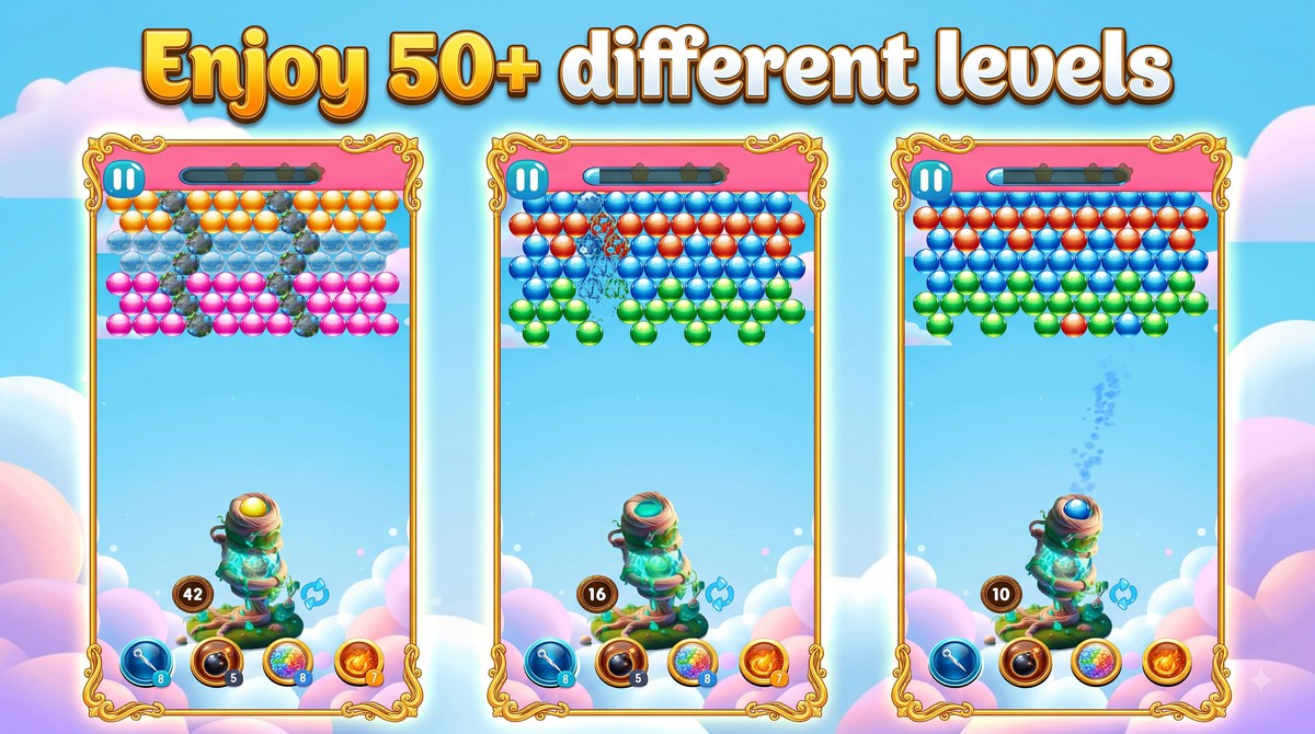 Bubble Shooter - Complete 2D Game