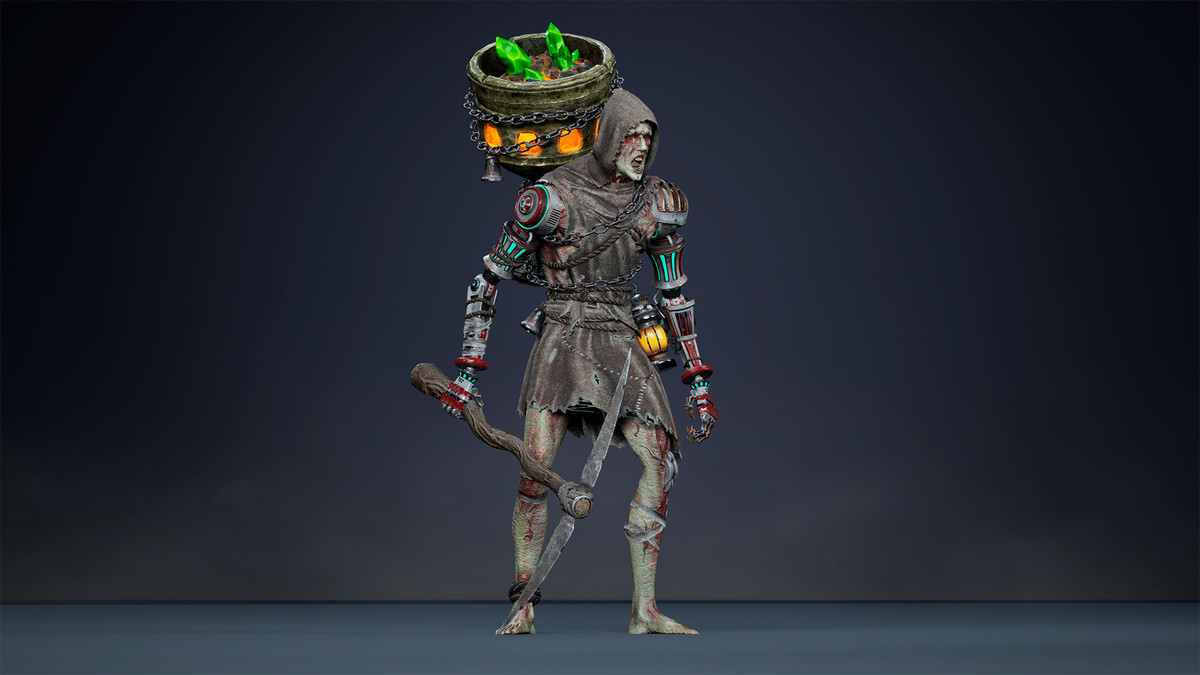 Fantasy Cyborg Miner 1