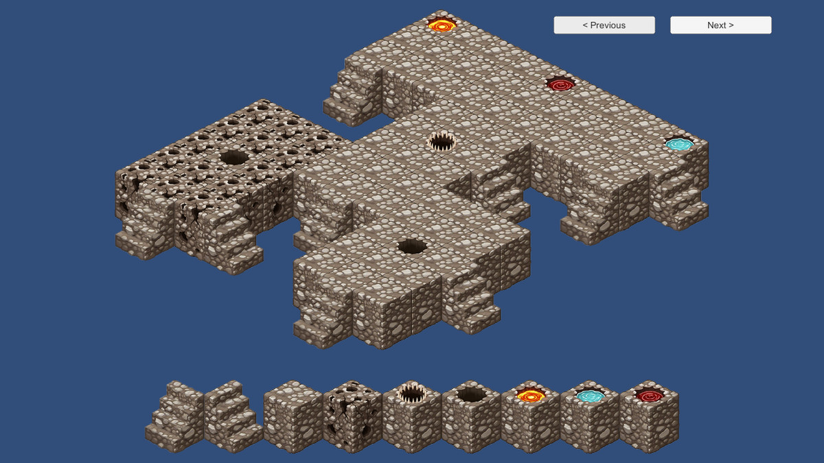 2D Isometric Modular Tileset – Dirt & Gravel