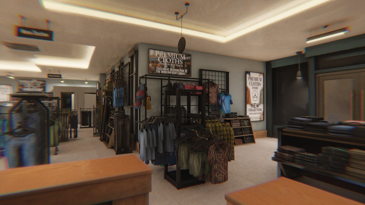 Clothing Store 3d Modular Environment Pack