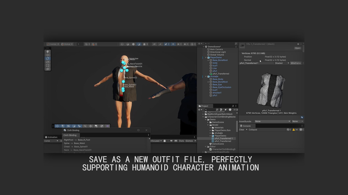 CharacterClothBindingMaster