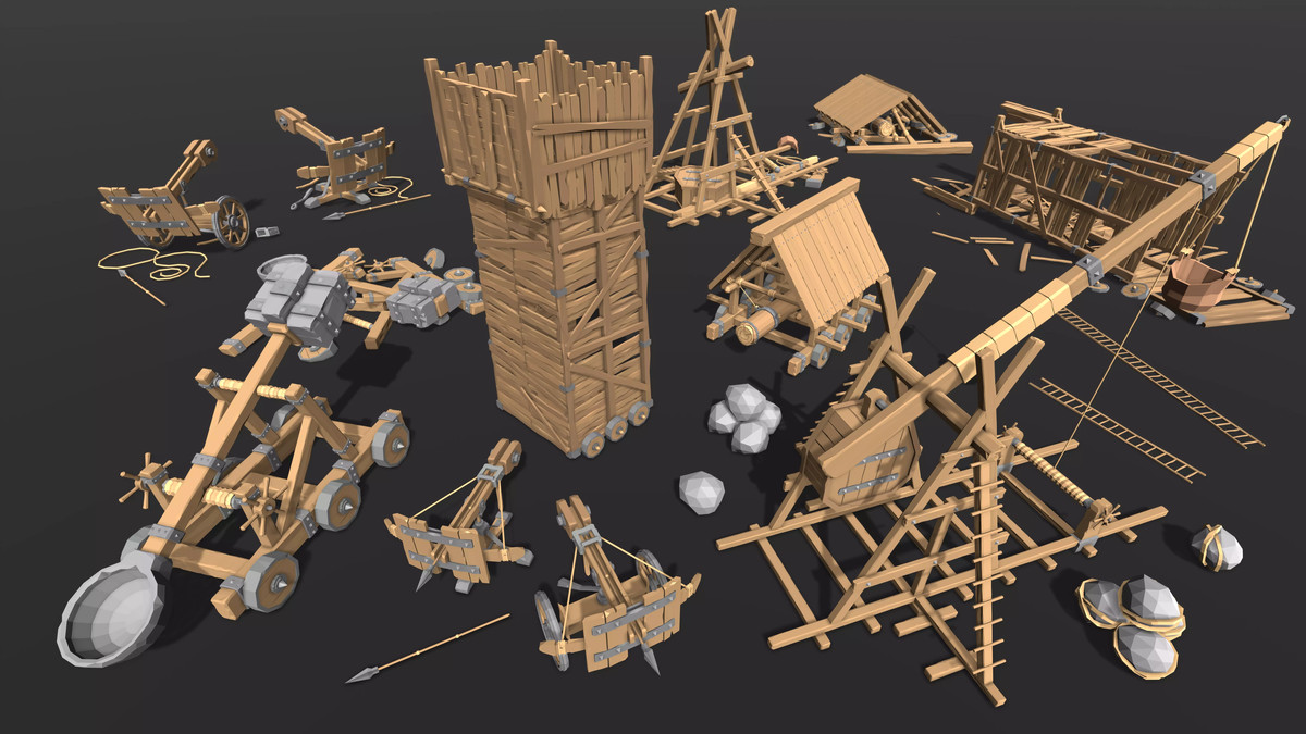 STYLIZED Low Poly Fantasy Bundle Vol. 2