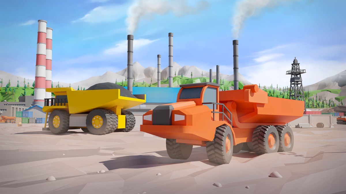 Mining Industry - Low Poly 3D Models Pack