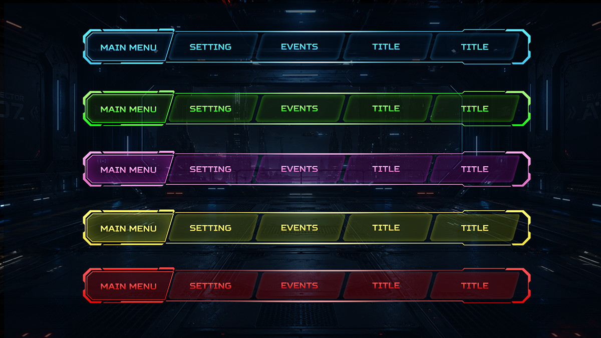 SCI-FI UI+PSD