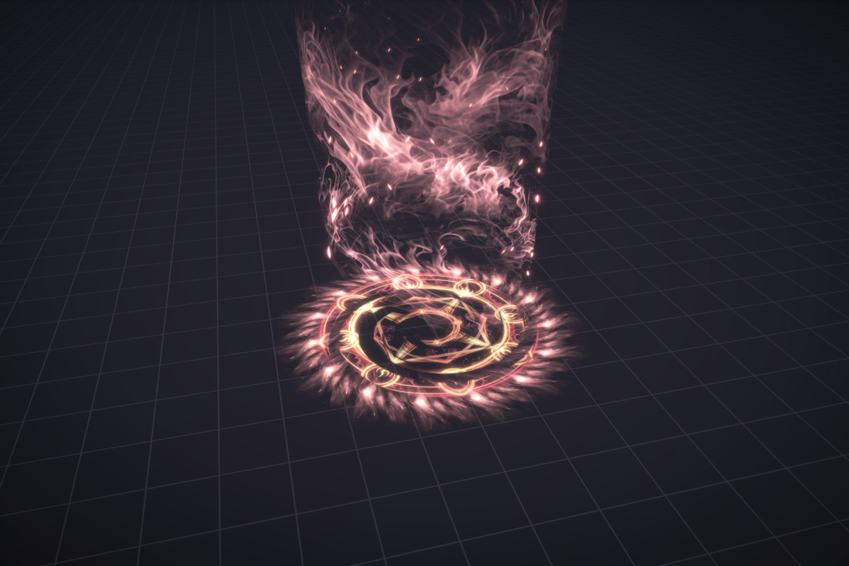 Elemental Fire Spell VFX
