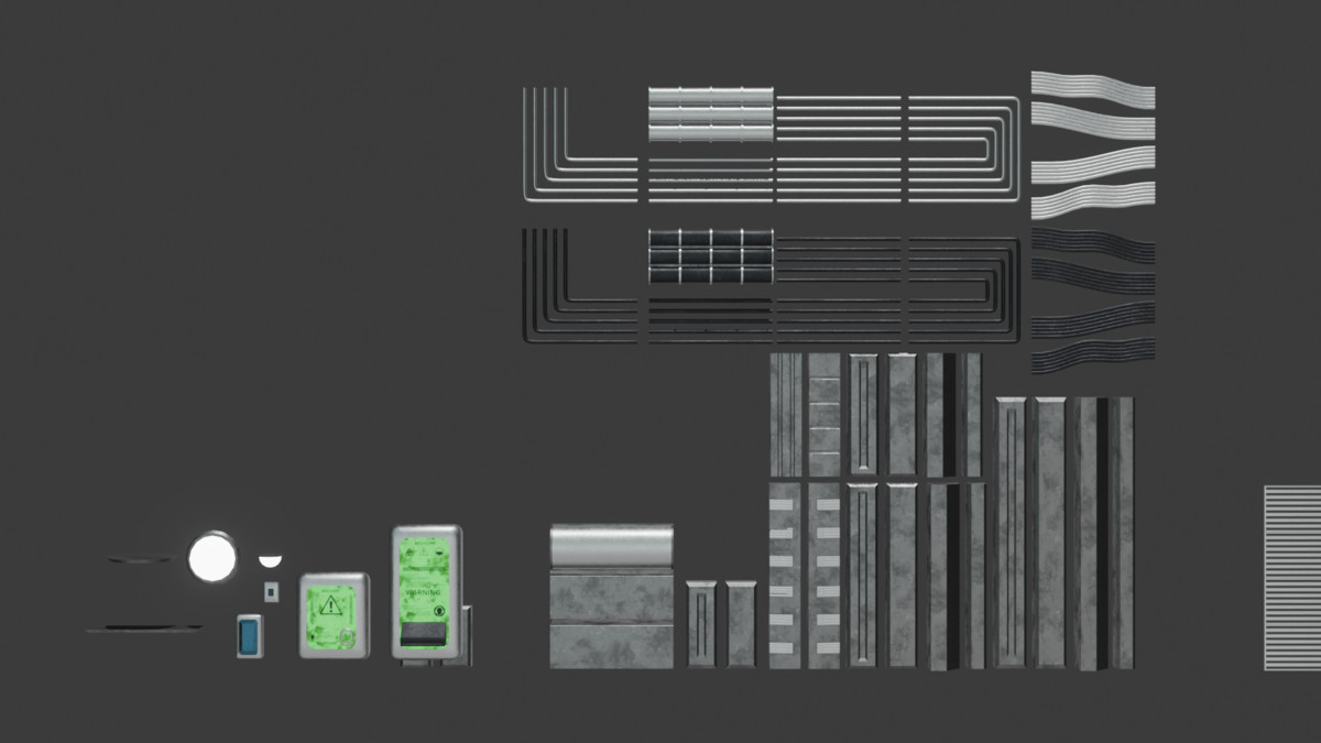 Modular_SciFi_Pack (146 Objects, LowPoly)