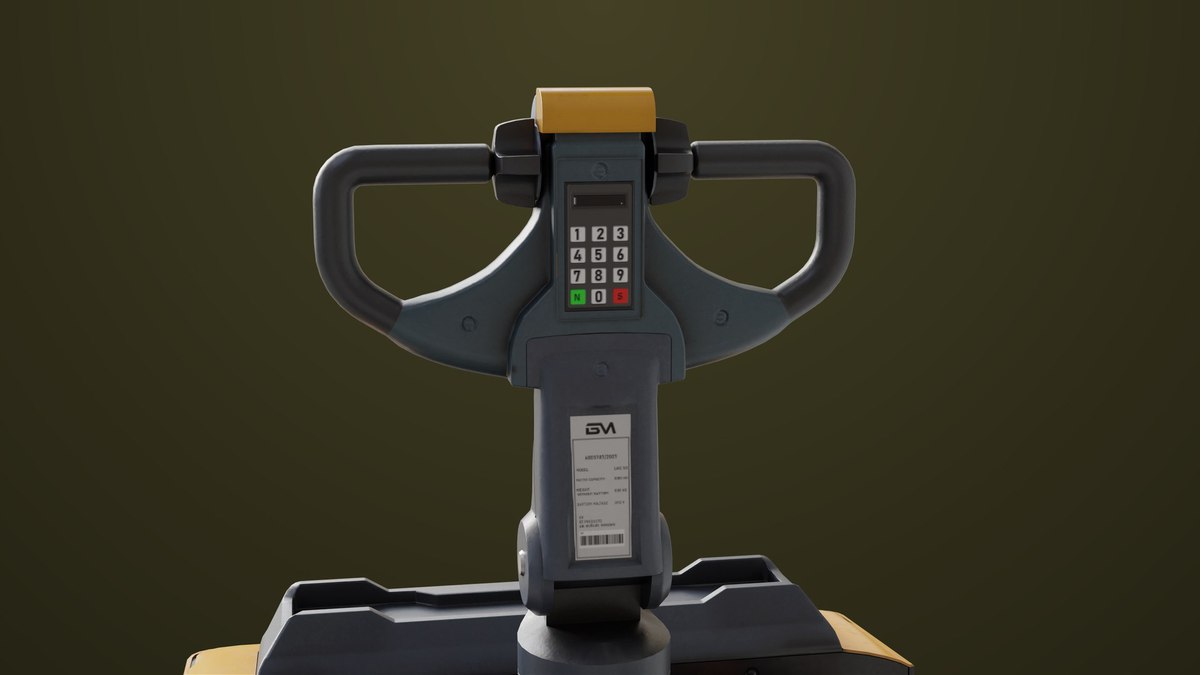 Forklift Trucks and Pallet Yellow Collection URP HDRP Textures