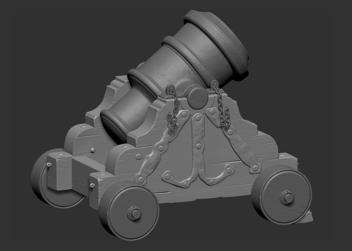 Mortar Medieval Cannon