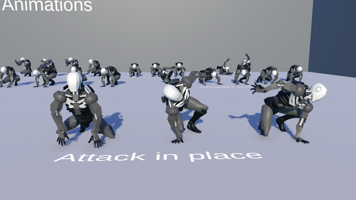 Crawling Ghoul Animations