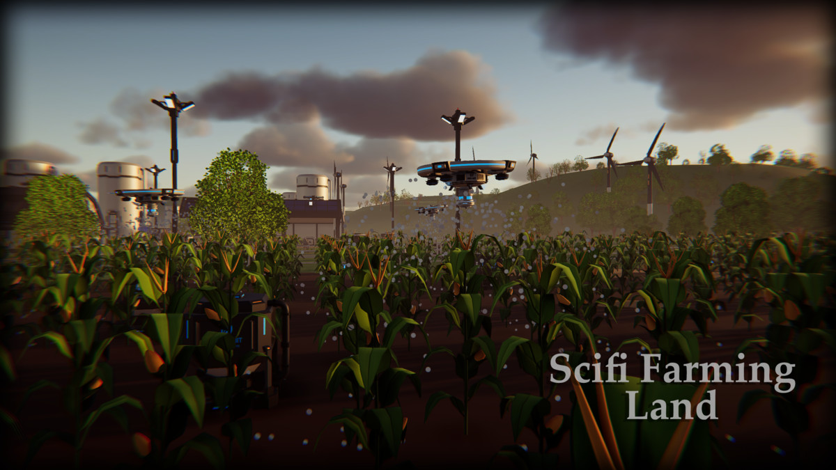 Scifi Farming Land - By Yorakeys