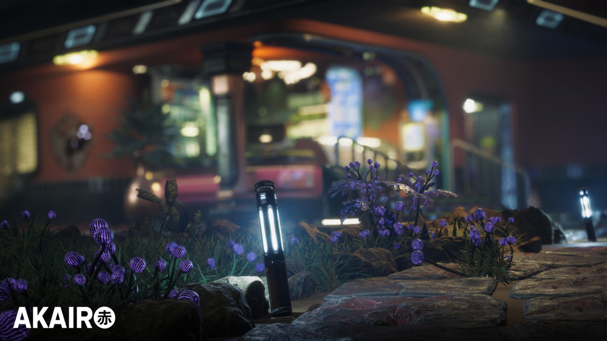 Fuyoh Cyberpunk Diner Environment
