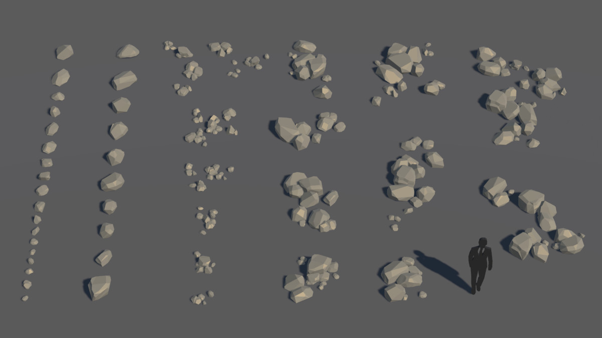 LowPoly Nature Stone