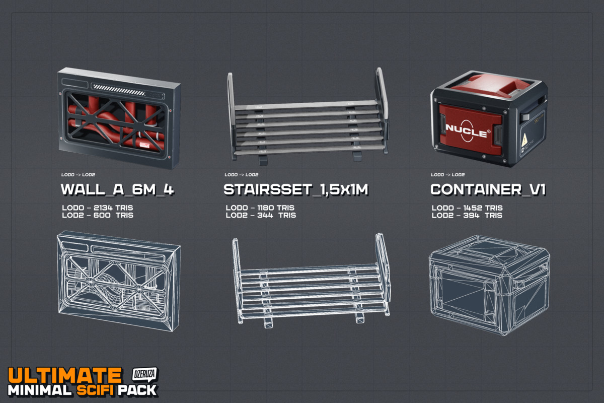 Ultimate Minimal Scifi Pack