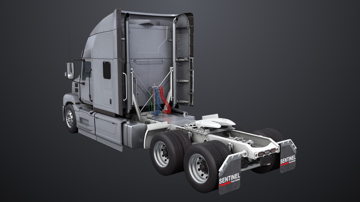 Heavy Truck Chassis 05 Grey Interior URP HDRP Textures