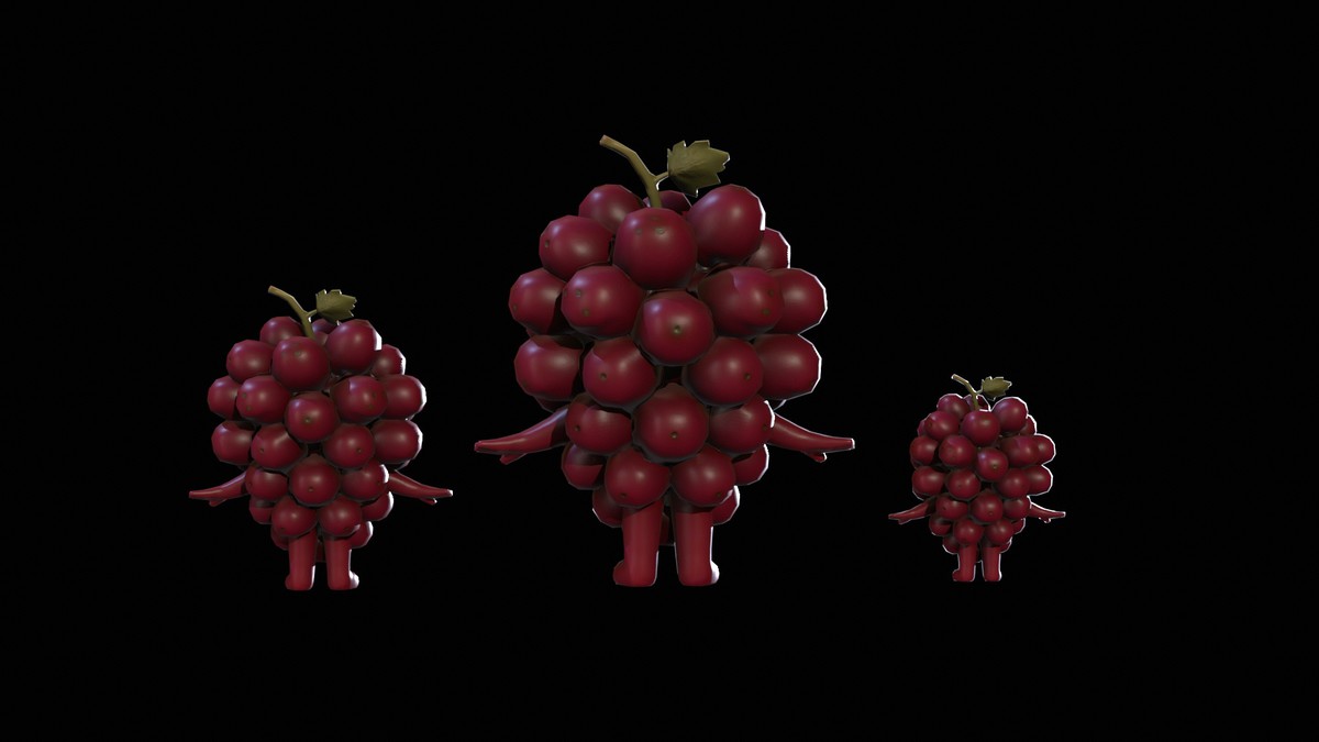 Chibi Fruit Grape Two