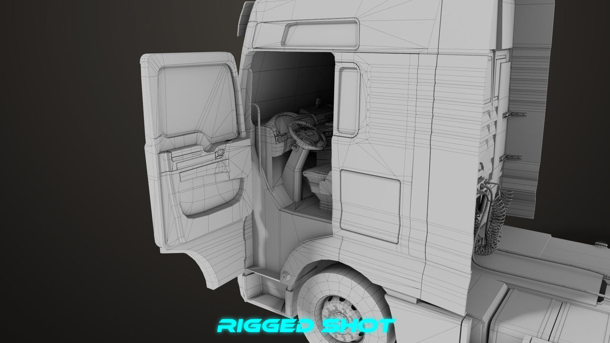 Heavy Truck Chassis 04 Dirty 4 URP HDRP Textures