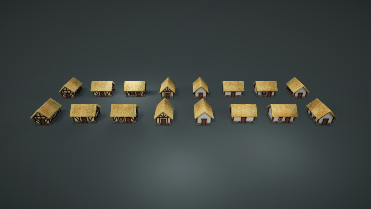 PIDI - Top Down: Medieval Houses Vol 2
