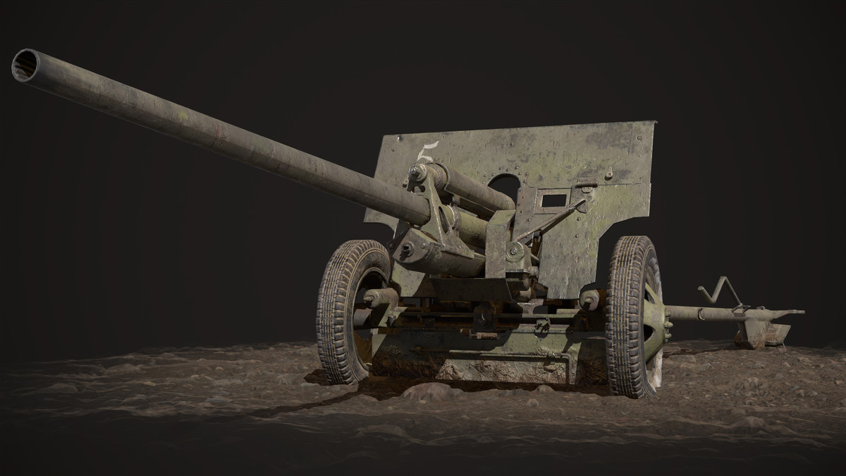 ZIS 2 Cannon WW II