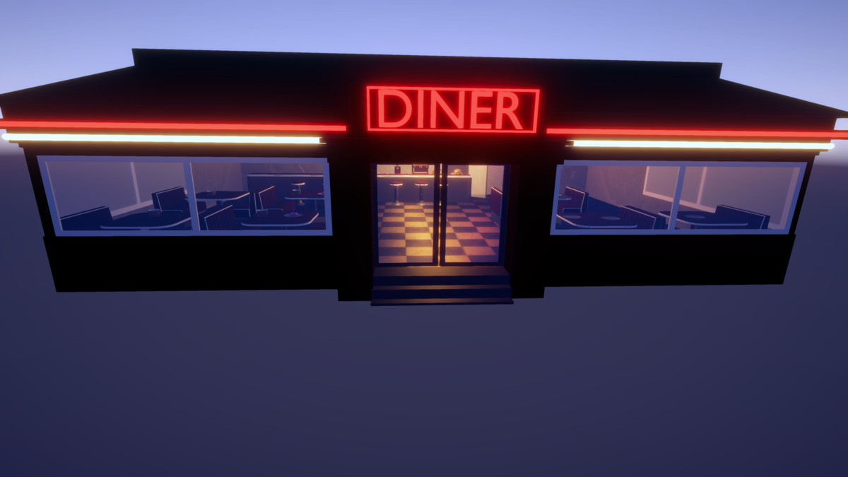Retro Diner - Stylized 3D Restaurant Environment (URP)