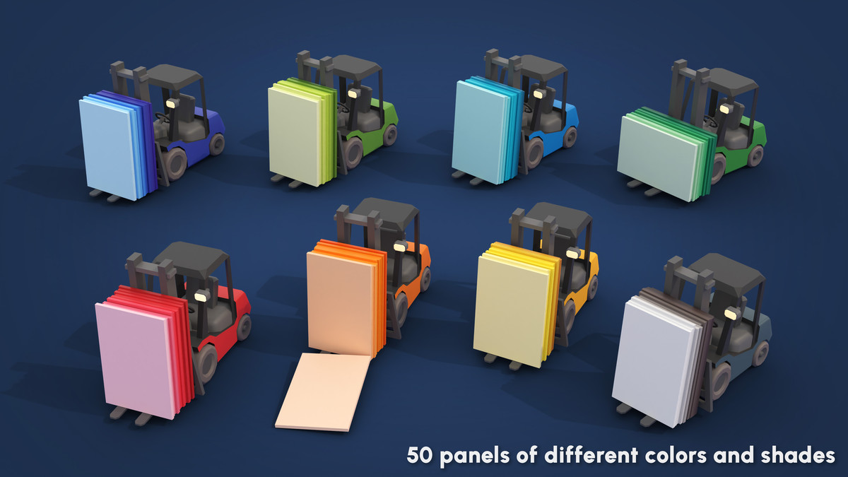 Junkyard - Low Poly 3D Models Pack