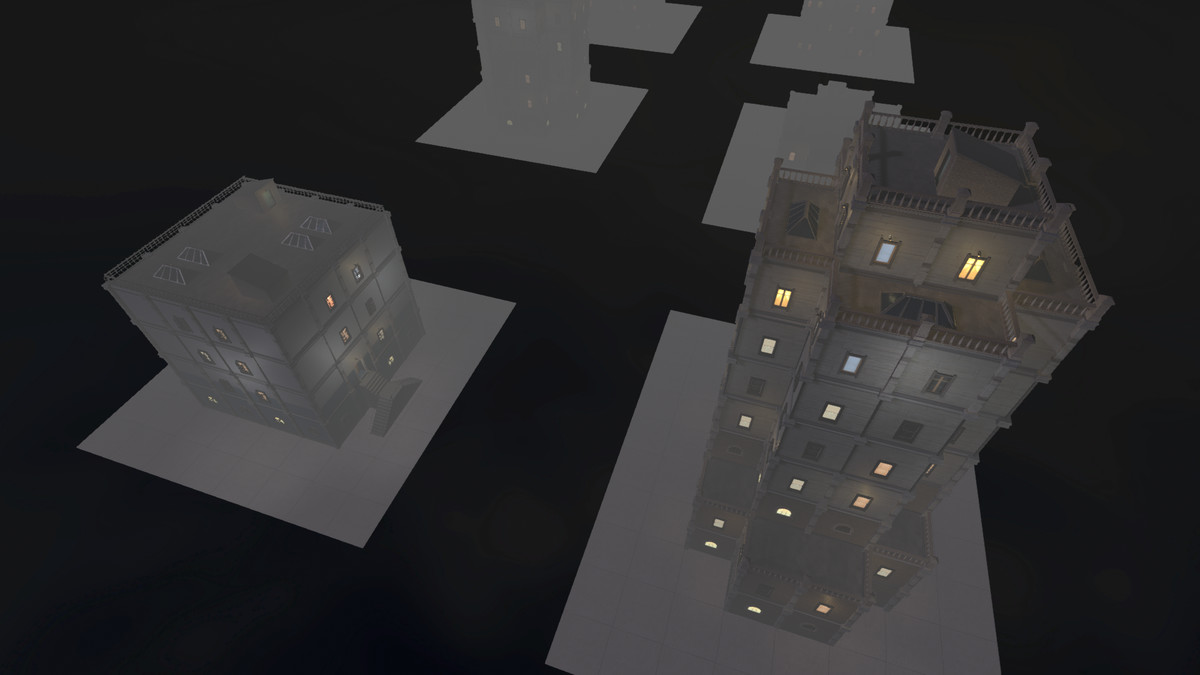 Realistic Modern Modular Building 1 Asset Package