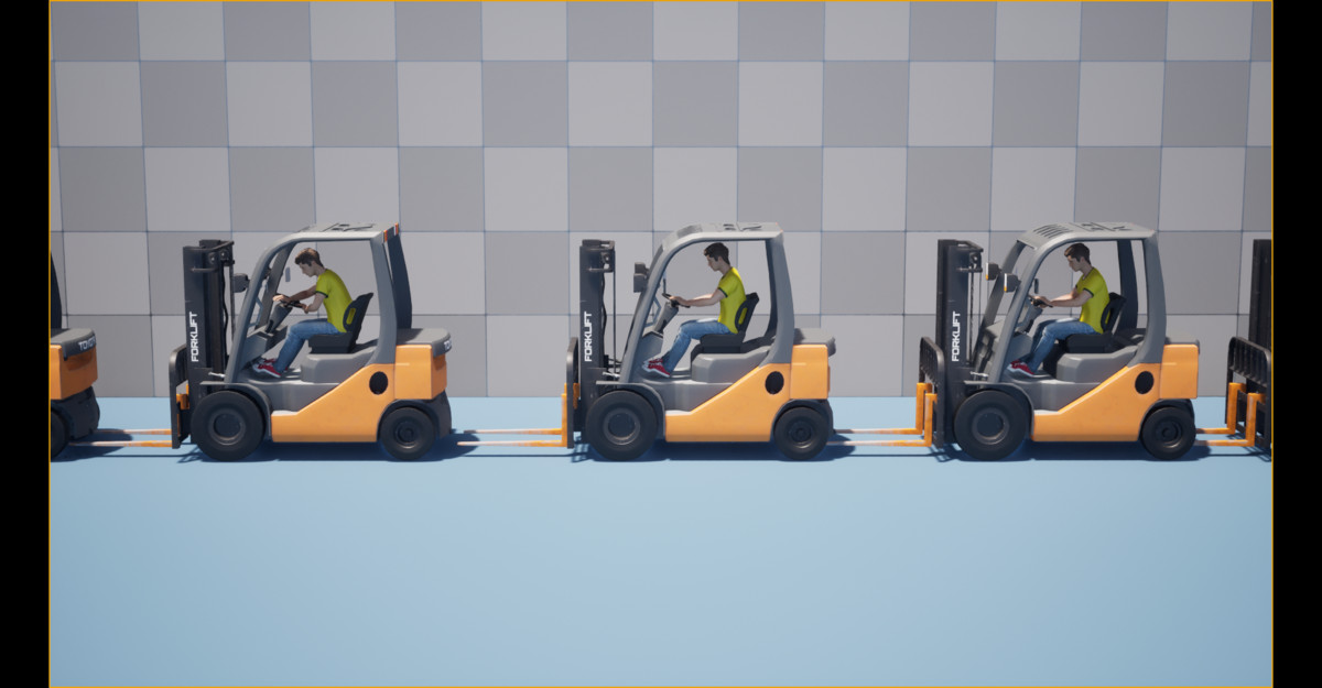 Forklift Operator Animation