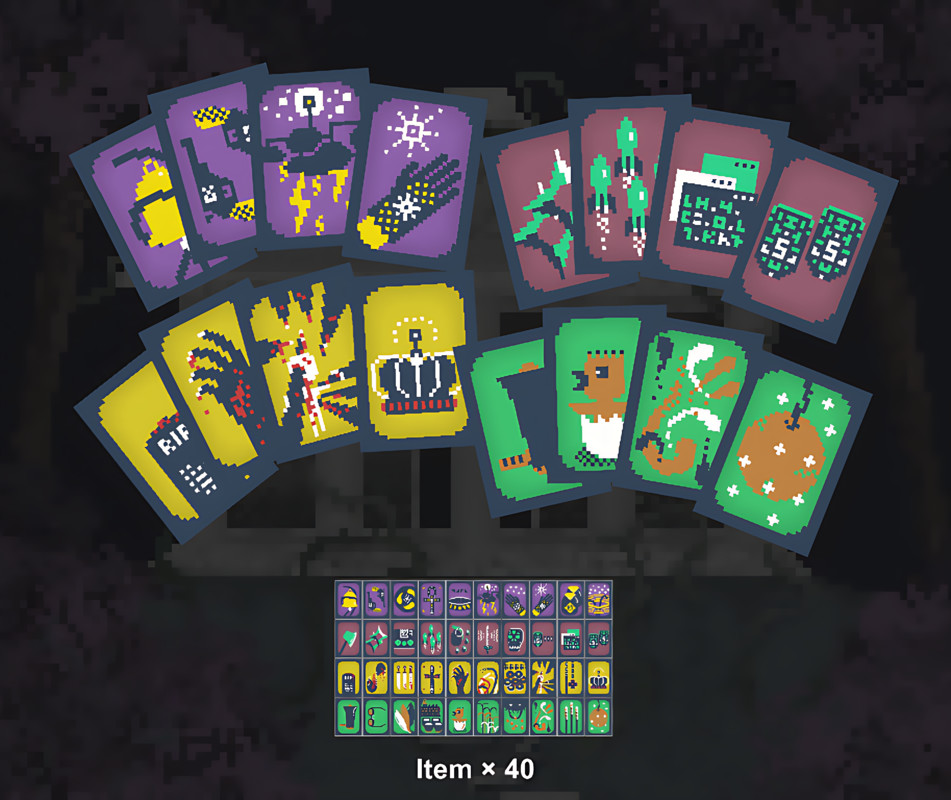 Pixel Poker Card | 2D Card Artwork