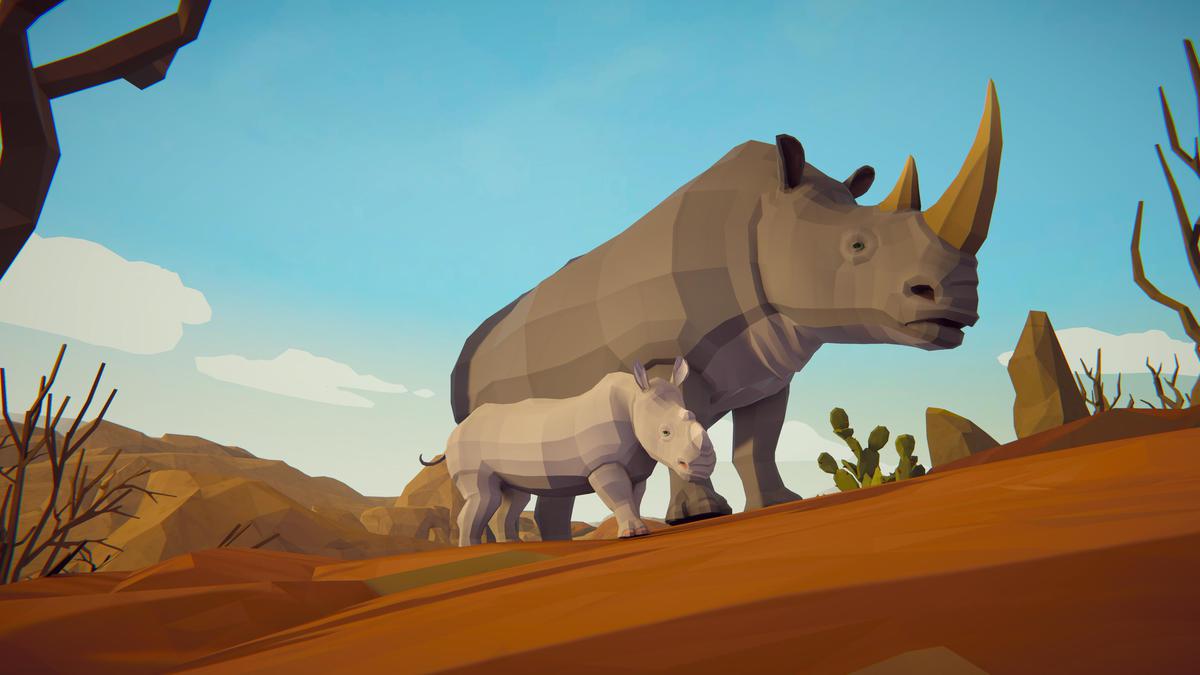 Poly Art: Rhino