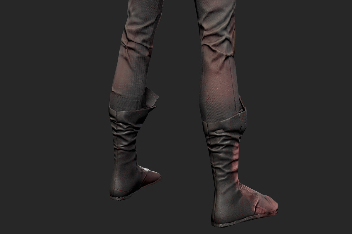 3D Zombie Undead Character