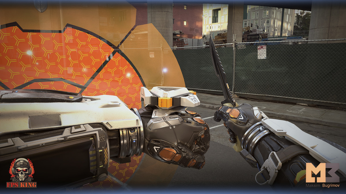 FPS Sci-Fi Hans With Knife (Animations)