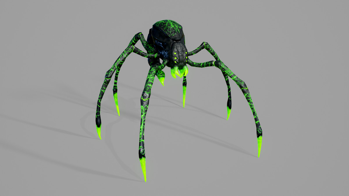 Stylized Spider Creatures Pack