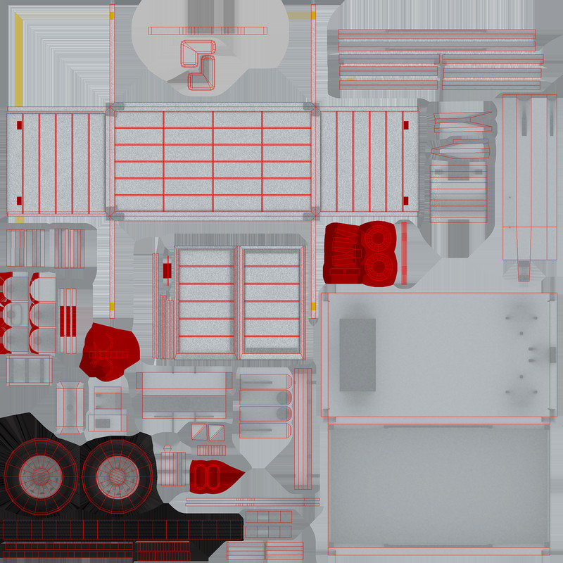 Airport Baggage Cart (439)