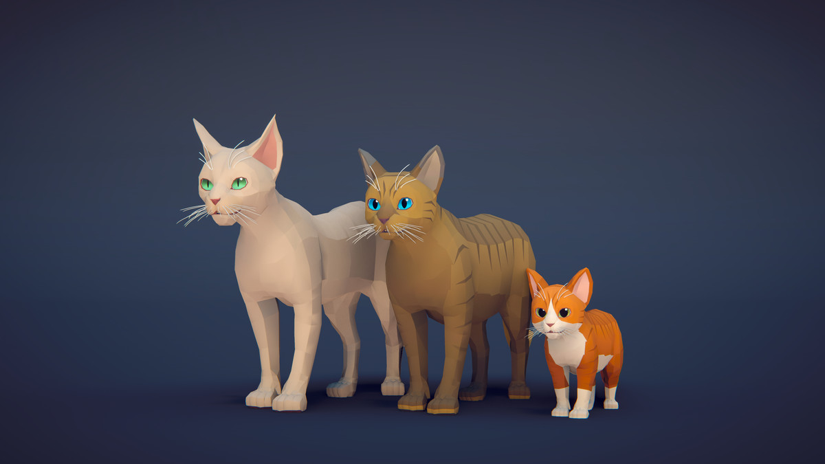 Milo the Cat PolyArt