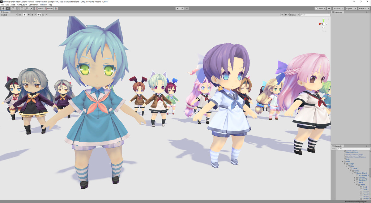Official Thema - SD Unity-chan Haon Custom