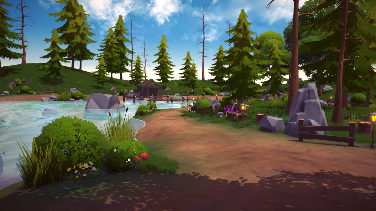 Lakeside–Stylized Nature Environment