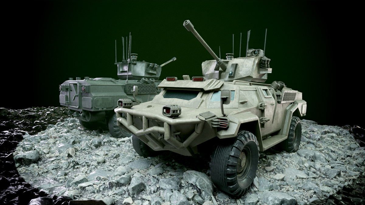 Military Armored Vehicle