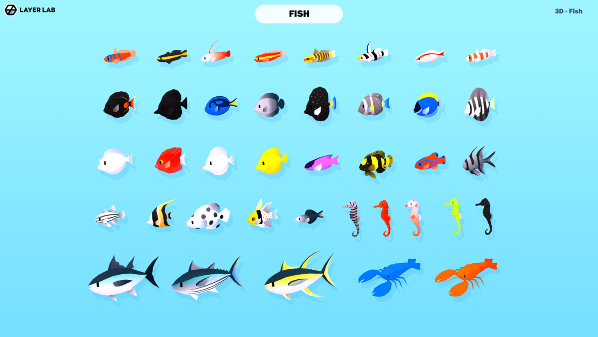 3D Characters - Fish