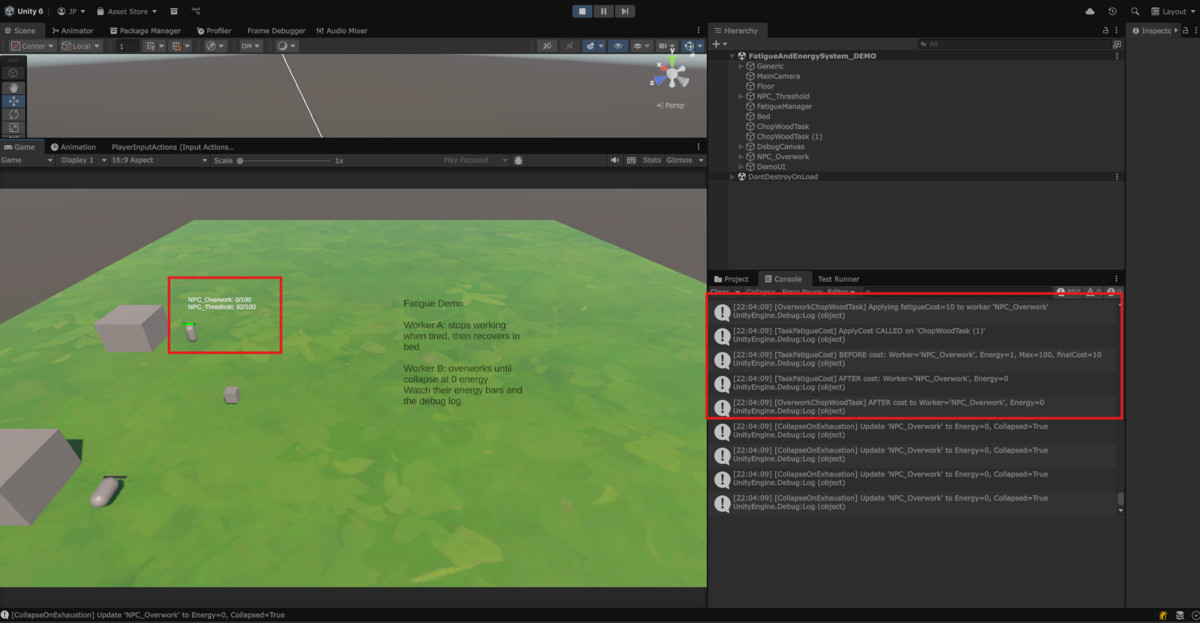 Fatigue & Energy System