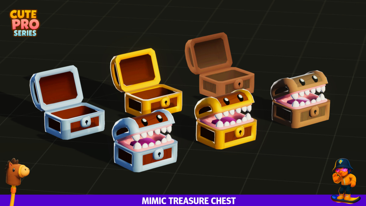 Mimic Monsters Pack Cute Pro Series