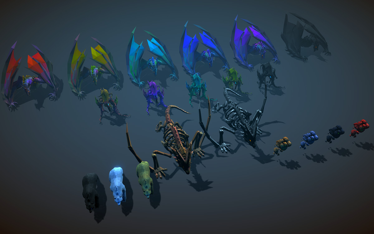 Polygon Monster Vol.4 - Low Poly 3D RPG Model