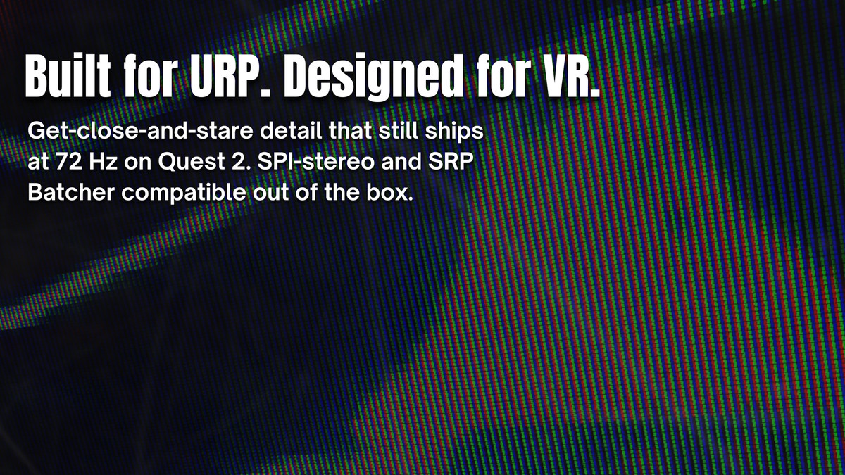 Quest Pixel Display - VR URP LCD Shader