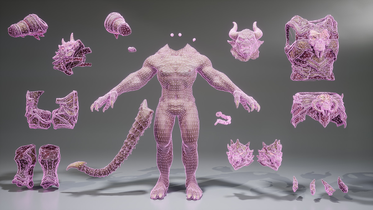 Medieval Demon Creature